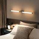 GobekUsa Linear LED Wall Lamp Metal Tube Gold Sconce for Living Room Bedroom Aisle