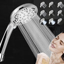 GobekUsa 9-Function Big Panel Handheld Shower Head - High Pressure Water Saving Massage