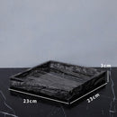 GobekUsa Ancient Wood Grain Marble Bathroom Set with Luxury Accessories
