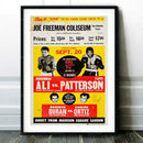 GobekUsa Boxing Photo Print - Croke Park Fight Poster Wall Art - Dublin, 1972