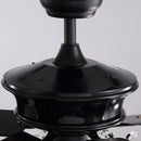 GobekUsa 52" Luxury Crystal Ceiling Fan with Lights, Remote Control, DC Motor Wood Fan