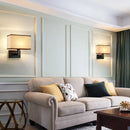 GobekUsa Hotel Fabric Wall Lamp: Nordic Modern Style, Chinese-Inspired. Bedroom, Staircase, and Bedside Lighting Solution.
