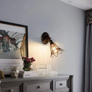 GobekUsa Industrial Cage Wall Light Fixture - Adjustable Rustic Sconces for Home Décor