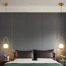 GobekUsa Glass Ball Pendant Lights for Kitchen Dining Bedroom Decor