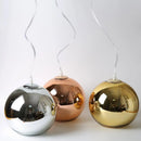 GobekUsa Glass Bubble Ball LED Pendant Lights for Living Room, Kitchen, and Dining Room