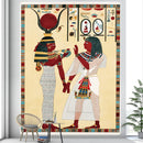 GobekUsa Egyptian Mural Tapestry Bohemian Home Decor Yoga Mat Sofa Blanket