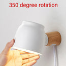 GobekUsa LED Wall Lamp with E14 Light Source and Switch for Indoor Illumination