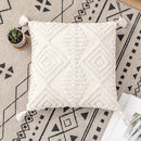 GobekUsa Ivory Cotton Loop Tufted Cushion Cover for Home Decoration