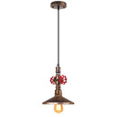 GobekUsa Industrial Retro Pendant Light Fixture Water Pipe Lamp for Kitchen and Home Decor