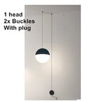 GobekUsa Geometric Glass Ball LED Pendant Chandelier Ceiling Lamp for Living Dining Bedroom