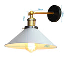 GobekUsa Industrial Loft Wall Lamp, Retro Wall Light for Home Decor, E27 Bulb Lighting