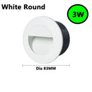 GobekUsa 3W IP65 Waterproof Embedded Step Lights for Staircase Corridor & Outdoor Walls