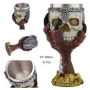 GobekUsa Dragon King Goblet 200ml: Retro Stainless Steel Wine Glass Gothic Whiskey Cup