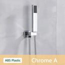 GobekUsa ABS Plastic Hand Shower with Hose, Bracket | Wall Mounted Handheld Shower