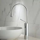 GobekUsa Gold & Marble Basin Faucet: Single Handle Swivel Sink Water Crane
