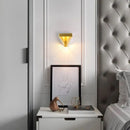 GobekUsa Crystal LED Wall Sconce: Modern Minimalist Bedroom Luxury Light