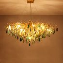 GobekUsa Agate Designer LED Chandelier for Dining & Foyer Room