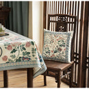 GobekUsa Birds' Chirp & Flower Fragrance Chinese Pattern Pillow Cover for Couch & Bed