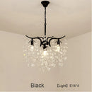 GobekUsa Crystal LED Chandelier: Luxury Indoor Lighting for Home, Kitchen, Living Room