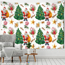 GobekUsa Christmas Fireplace Tapestry Wall Hanging Home Decor