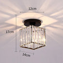 GobekUsa Crystal Aisle Corridor Ceiling Light - Modern Luxury Indoor Hang Lamp