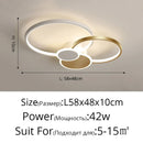 GobekUsa LED Ceiling Chandelier Light for Living Room Bedroom Dining Hall Indoor Lighting Fixtures