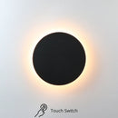 GobekUsa LED RGB Round Wall Lights: Acrylic Touch Sensitive, Remote Controlled Bedroom Indoor Decor