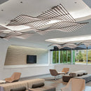GobekUsa LED Chandelier: Modern Art Pendant Lighting for Living Room, Dining Room, Office & Bar
