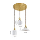 GobekUsa Ceramic LED Pendant Light: Japanese Style, Nordic Design, Modern Living Room Hanging Lamp