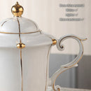 GobekUsa Elegant Bone China Tea Set Luxury Porcelain Coffee Pot Creamer Sugar Bowlcaffold