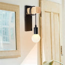 GobekUsa Artistic Metal Iron Wall Lamp for Bedroom Livingroom Restaurant Bar Sconce