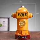 GobekUsa 24cm Fire Hydrant Piggy Bank & Fire Extinguisher Figurine Home Decor