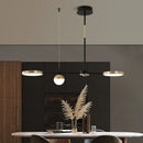 GobekUsa Black Gold Minimalist Chandelier for Dining Room Home Decor