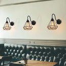 GobekUsa Diamond Cage Iron Pendant Light for Living Dining Bedroom