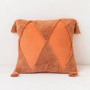 GobekUsa Diamond Tassel Cushion Cover 45x45cm White Yellow Green Handmade Sofa Bed