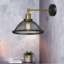 GobekUsa Iron Net Wall Lamp: Modern Metal Cage Bedroom Lighting