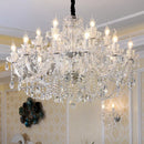 GobekUsa Crystal Chandelier Lighting: Modern European Gold/Silver Style, Clear K9 Hanging Lights
