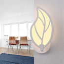 GobekUsa Leaf Shape LED Wall Sconce for Living Room Bedroom Decor