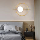 GobekUsa Glass Gold LED Wall Lamp for Chic Indoor Lighting