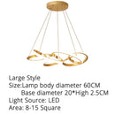 GobekUsa Gold Plated LED Pendant Lights for Dining Kitchen Bedroom Study Room Lighting