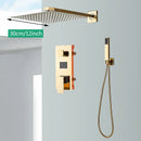 GobekUsa Gold Digital Display Shower System with Tub Spout