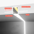 GobekUsa 1M Frameless Embedded LED Aluminum Profile for Linear Strip Lights