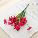 GobekUsa Artificial Cherry Blossom Wall Flowers - Home Garden Wedding Decor