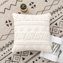 GobekUsa Ivory Cotton Loop Tufted Cushion Cover for Home Decoration