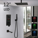 GobekUsa Digital Display Shower Faucet Set with 3 Functions