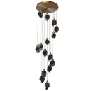 GobekUsa Crystal Loft Chandelier for Villa Duplex, Large Pendant Lighting for Stairwell