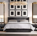 GobekUsa LED Halo Crystal Chandelier for Bedroom Living Dining Room Decor