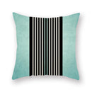 GobekUsa Green Geometric Pillowcase - Nordic Classic Design for Home Decor and Comfort