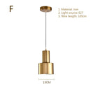GobekUsa Gold Modern Chandeliers E27 LED Lights for Home Decoration