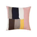 GobekUsa Geometric Embroidery Pillow Cover 45x45cm/30x50cm Yellow Pink Abstract Design